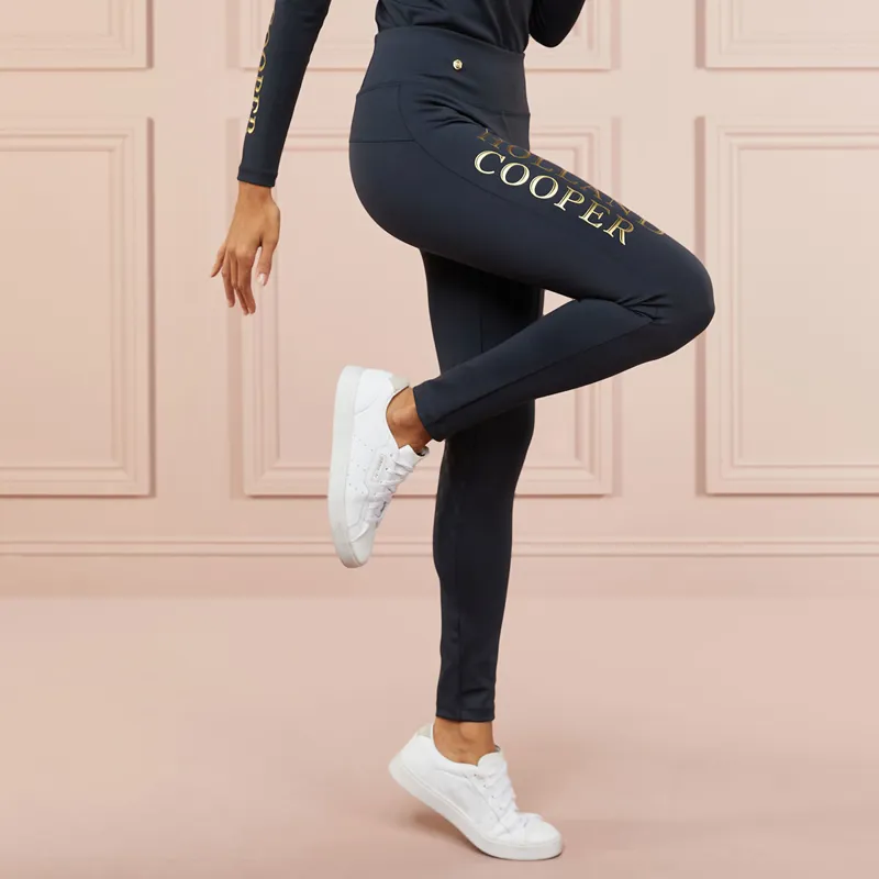 Holland Cooper Sport Legging Ladies Riding Tights - Slate-6
