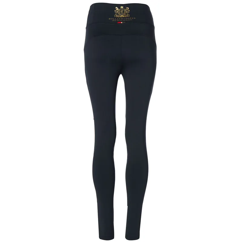 Holland Cooper Sport Legging Ladies Riding Tights - Slate-12