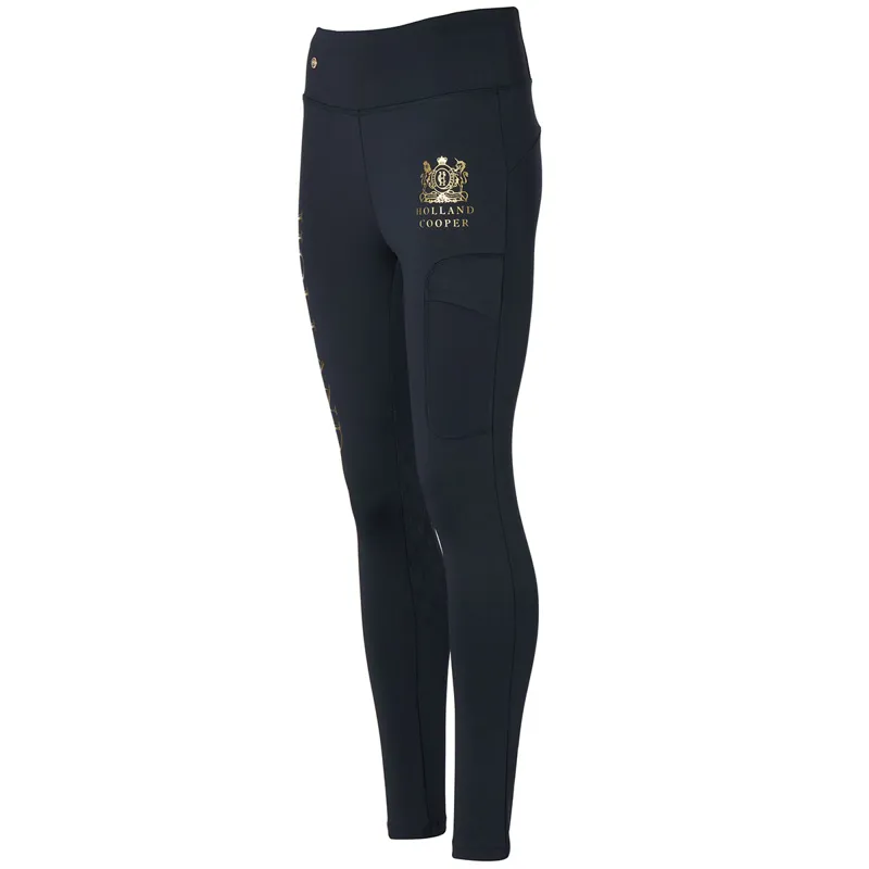 Holland Cooper Sport Legging Ladies Riding Tights - Slate-13