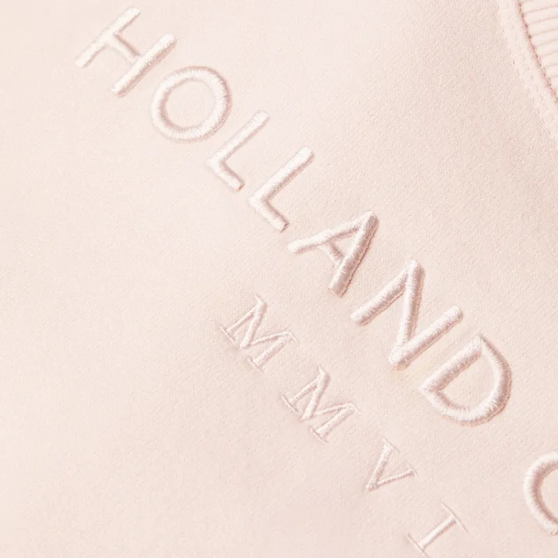 Holland Cooper Sporting Heritage Ladies Crew Pullover - Pale Pink-4