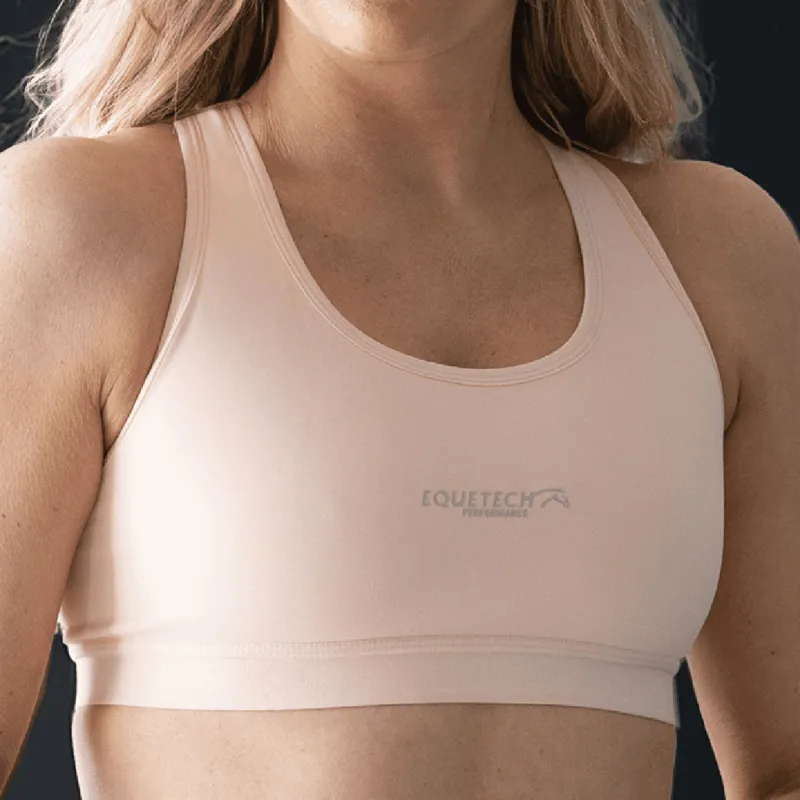Equetech Performance Sports Bra - Beige-4
