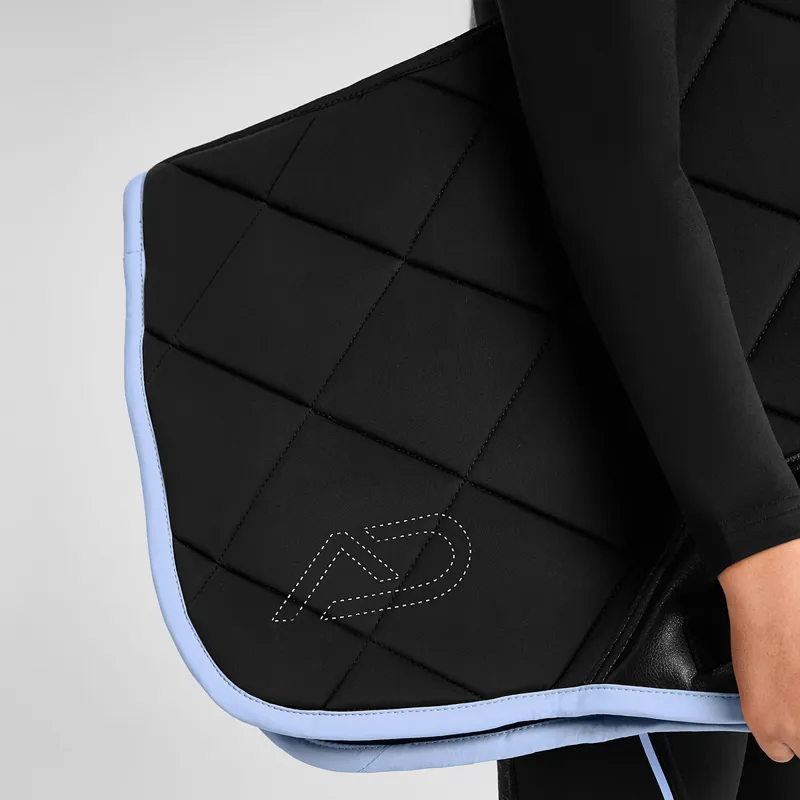 Aztec Diamond YR Cosmic Saddlecloth and Ears Set - Black/Violet-4