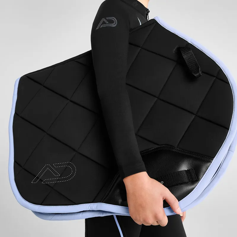 Aztec Diamond YR Cosmic Saddlecloth and Ears Set - Black/Violet-3