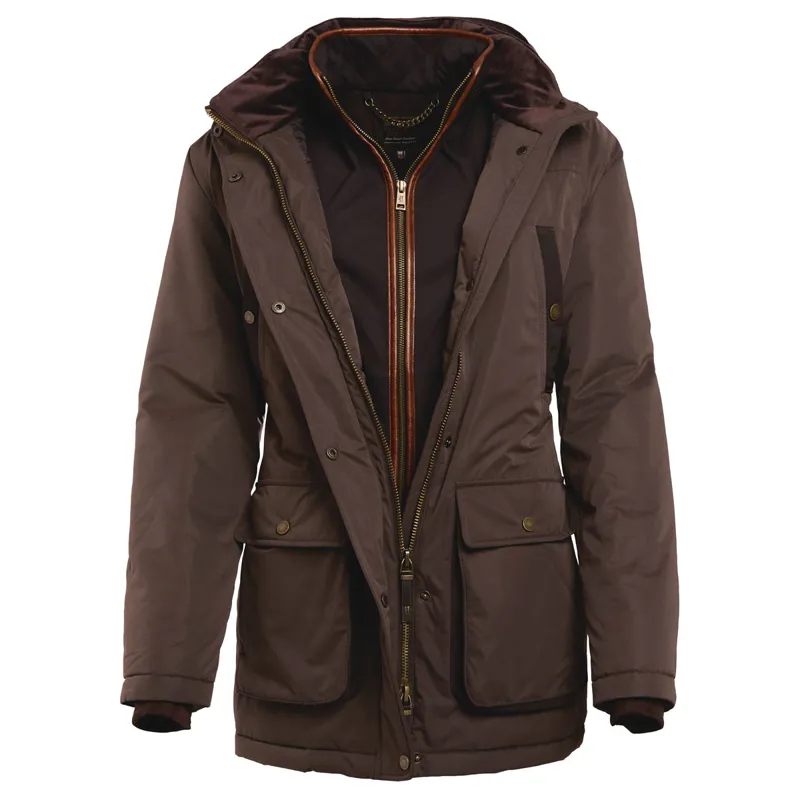 Holland Cooper Stamford Ladies 2 in 1 Country Coat - Chocolate-9