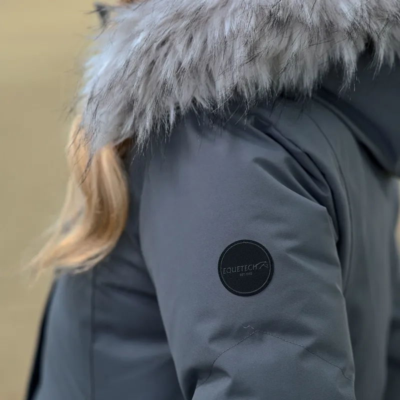 Equetech Status Ladies Waterproof Jacket - Graphite-2