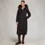 Holland Cooper Stoneleigh Womens Longline Quilted Coat - Chocolate