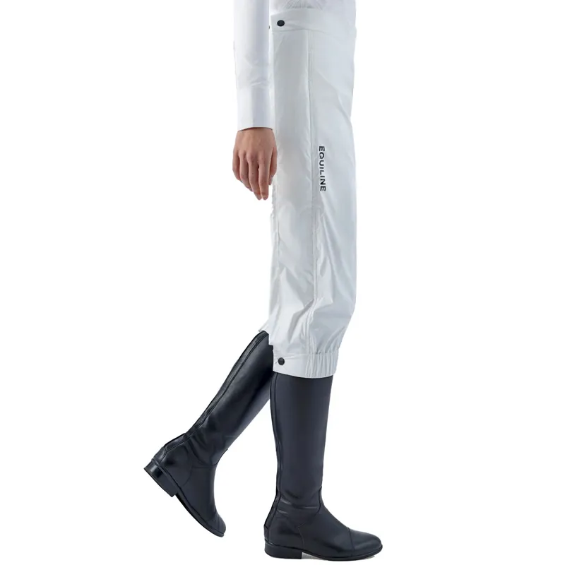 Equiline Storm Unisex Waterproof Trousers - White-3