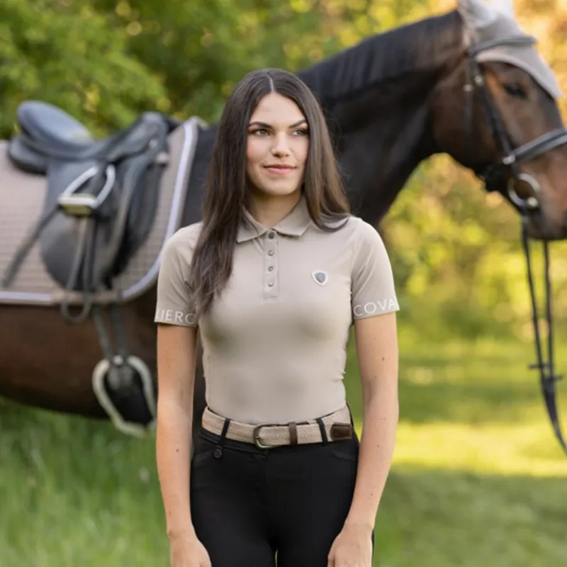 Covalliero Stretch Unisex Belt - Beige-2