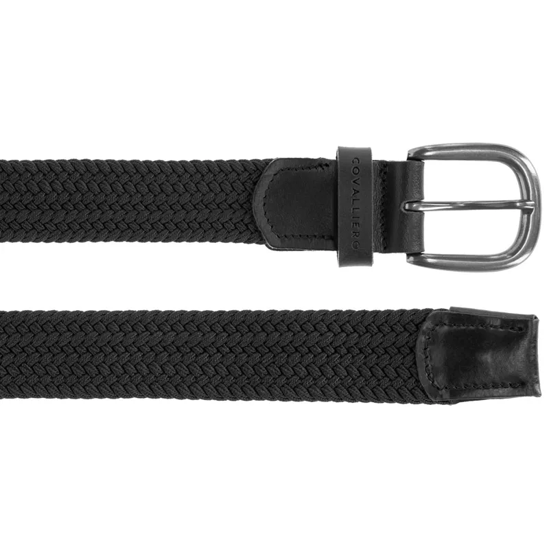 Covalliero Stretch Unisex Belt - Black-2