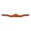 Stubben Contour Leather Girth with Elastic Ends - Cognac