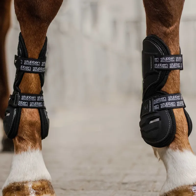 Stubben and Evolution Hybrid Tendon Boots - Black-11