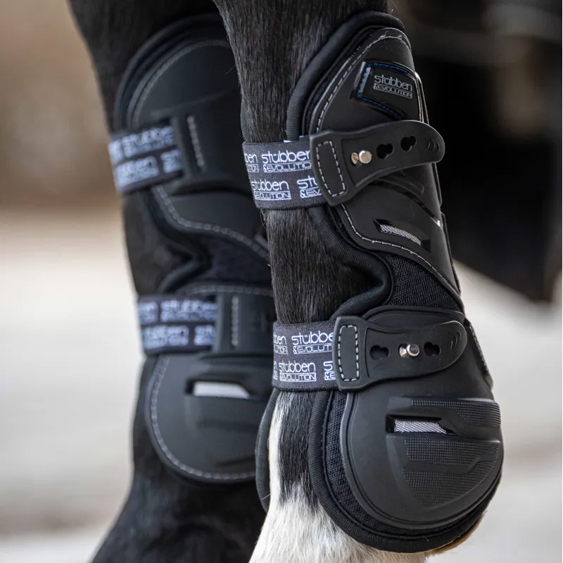 Stubben and Evolution Hybrid Tendon Boots - Black