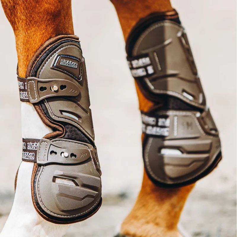 Stubben and Evolution Hybrid Tendon Boots - Brown