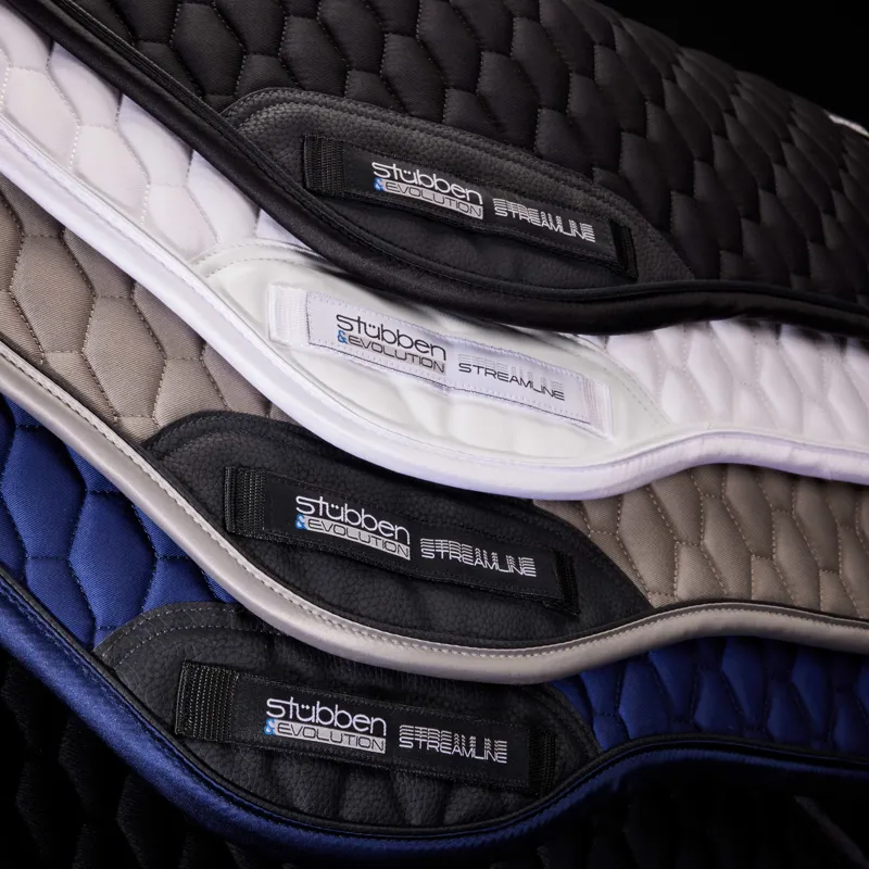 Stubben Streamline GEN2 Adjuster Jumping Saddlecloth - Black-1