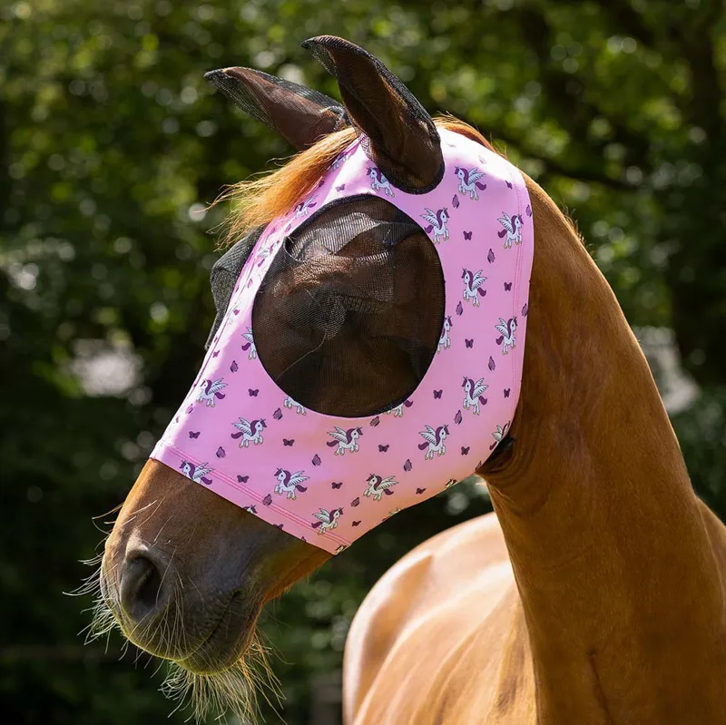 QHP Super Bug Fly Mask - Unicorn Pattern