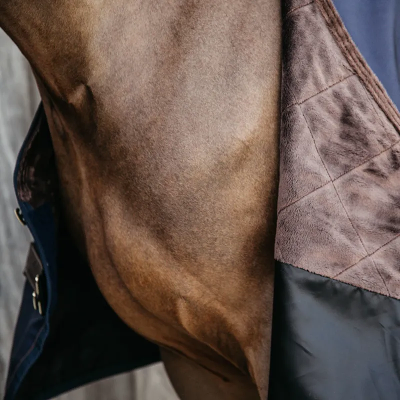 Kentucky All Weather Waterproof Pro 0g Turnout Rug - Navy-3