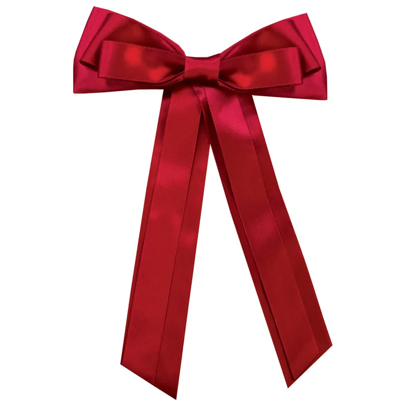 Equetech Horse Warning Competition Tail Ribbon - Red