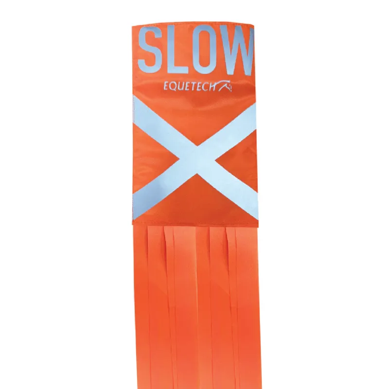 Equetech HiViz Tail Tassel - Orange