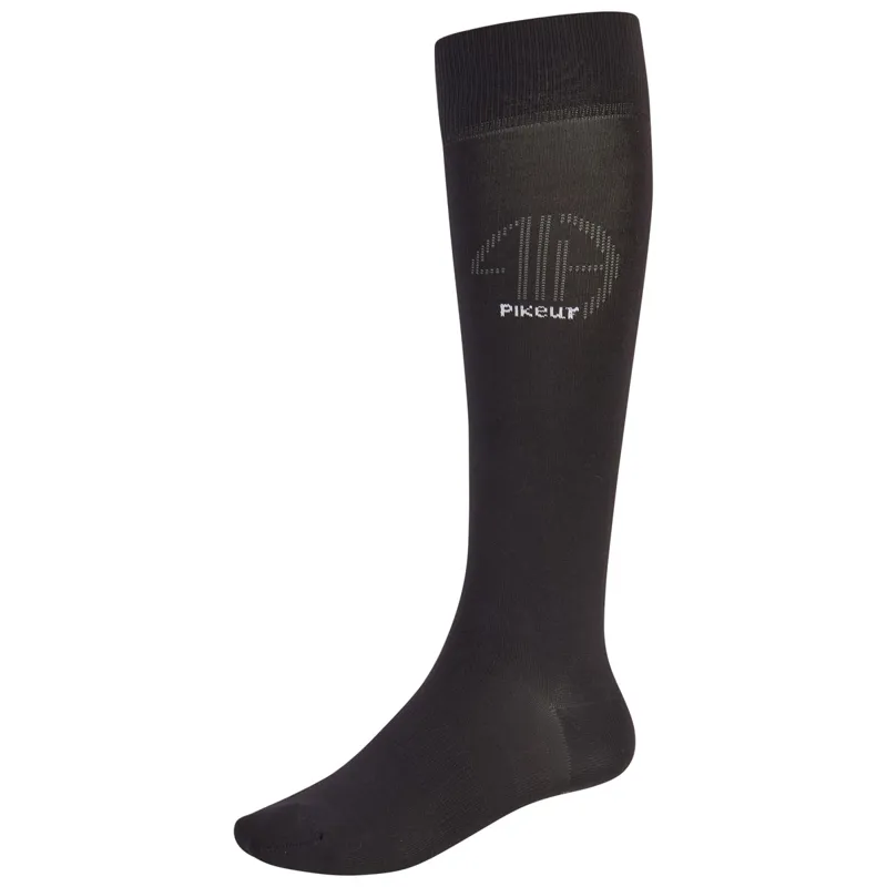 Pikeur Athleisure 7713 Tall Riding Socks - Black