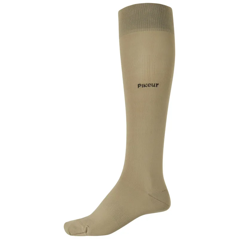 Pikeur Athleisure 7713 Tall Riding Socks - Light Moos