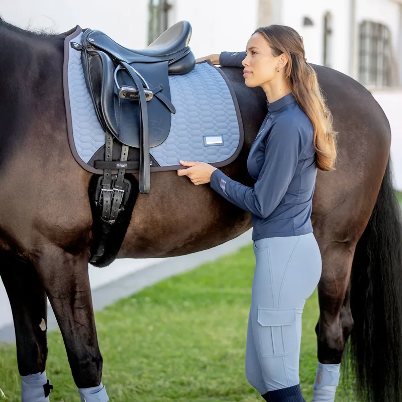 Catago Tanya Cargo Full Grip Ladies Riding Tights - Flint Stone-10