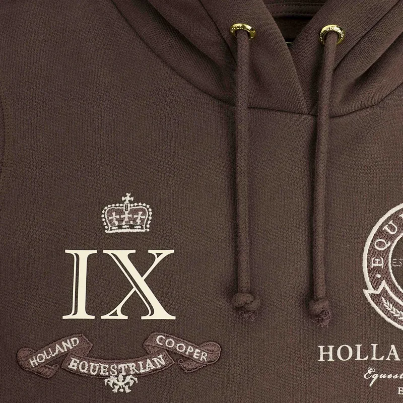 Holland Cooper Team Womens Hoodie - Chestnut-1