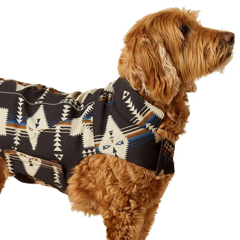 Ariat Team Softshell Dog Coat - Thornstone Print-4