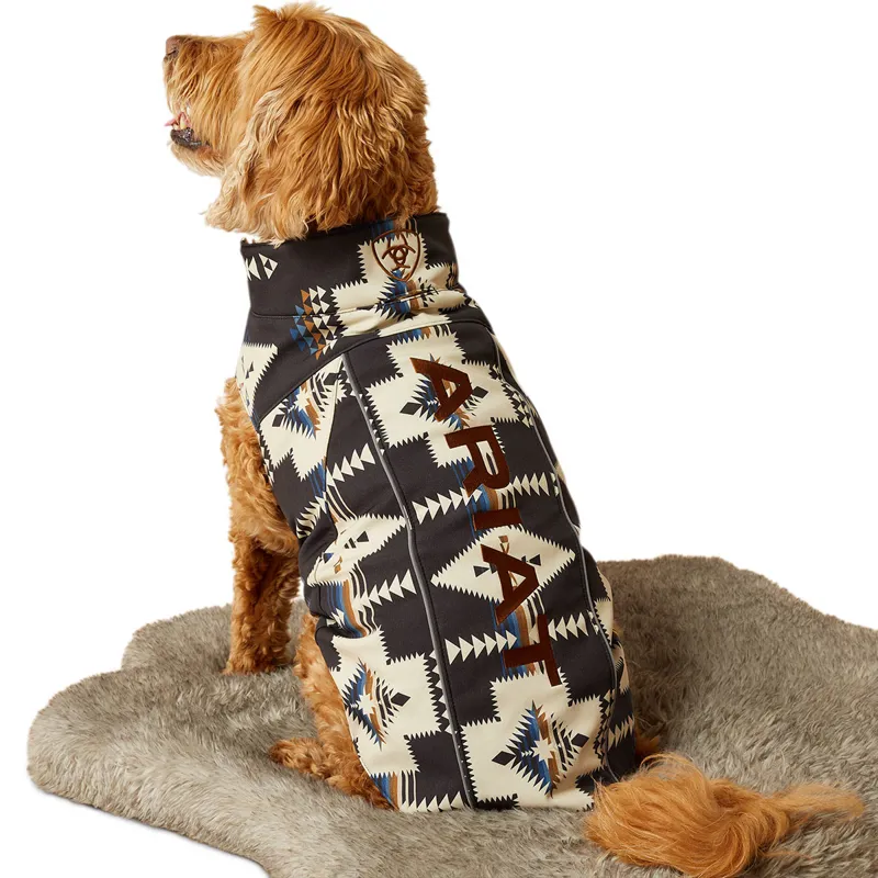 Ariat Team Softshell Dog Coat - Thornstone Print-3