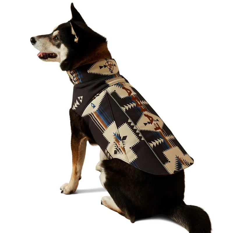 Ariat Team Softshell Dog Coat - Thornstone Print-2