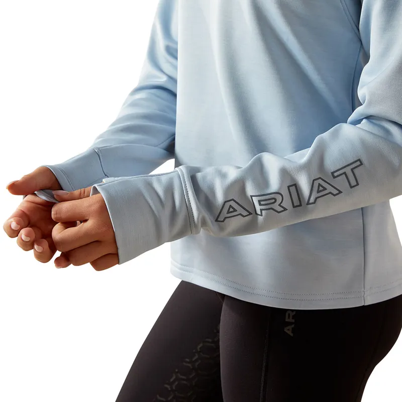 Ariat Team EQ 1/2 Zip Junior Sweatshirt - Skyway-4