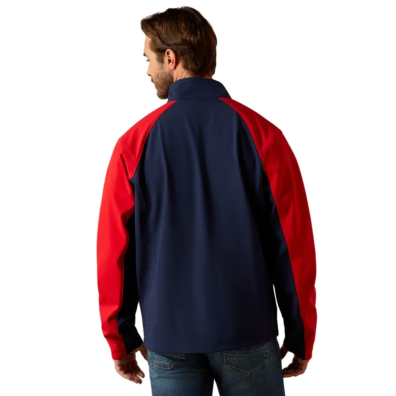 Ariat Team EQ Mens Jacket - Navy/Red-2