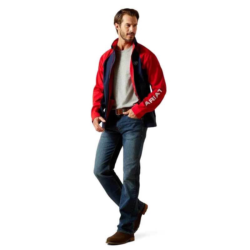 Ariat Team EQ Mens Jacket - Navy/Red-1