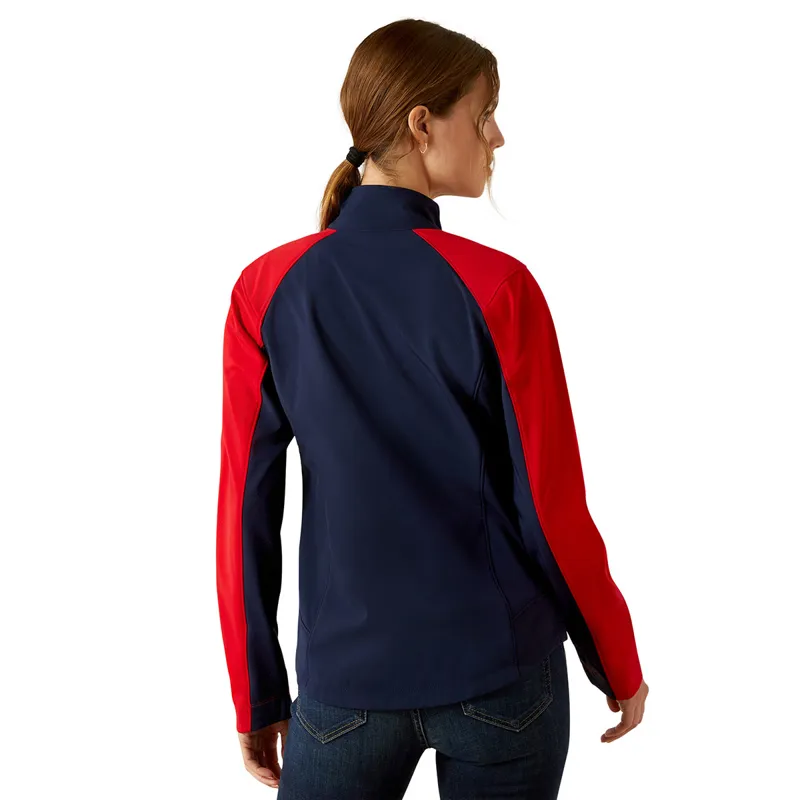 Ariat Team EQ Womens Jacket - Navy/Red-1