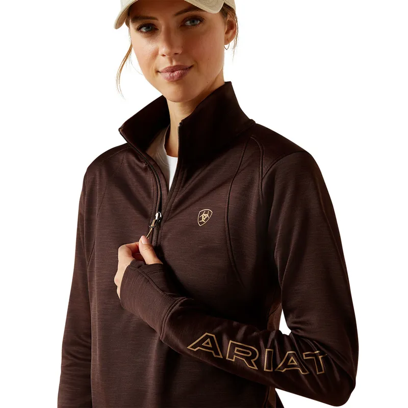 Ariat Team EQ 1/2 Zip Womens Pullover - Java-2