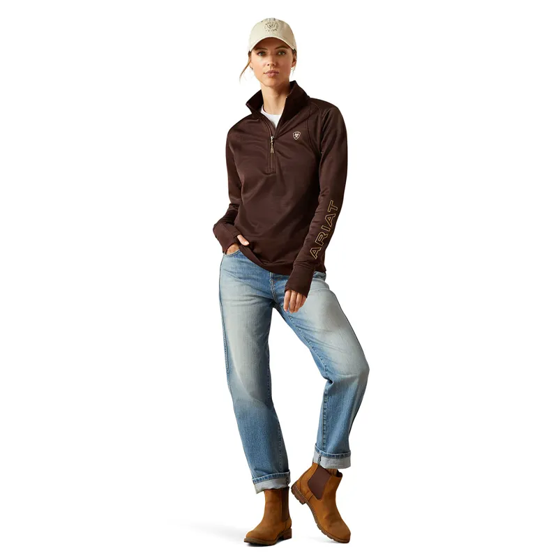 Ariat Team EQ 1/2 Zip Womens Pullover - Java-1