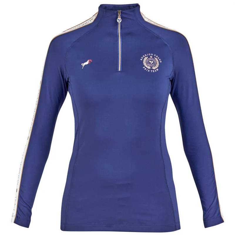 Aubrion Team Long Sleeve Ladies Base Layer - Navy