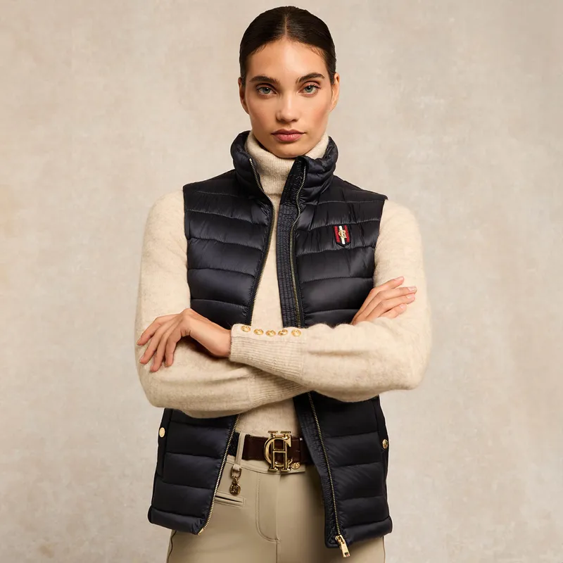 Holland Cooper Team Lightweight Ladies Gilet - Ink Navy
