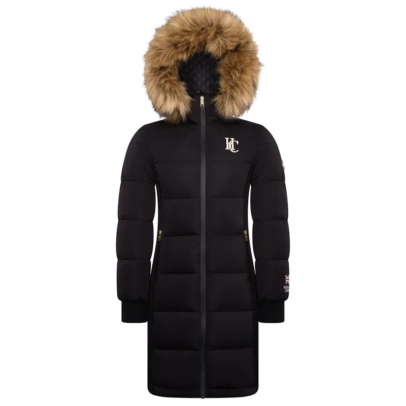 Holland Cooper Team Padded Womens Coat - Black-4