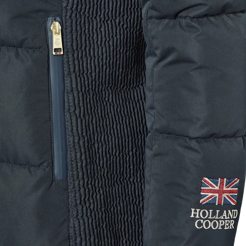 Holland Cooper Team Padded Womens Coat - Ink Navy-9