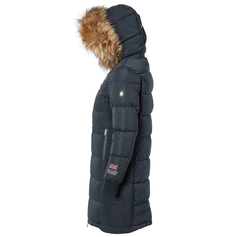 Holland Cooper Team Padded Womens Coat - Ink Navy-6