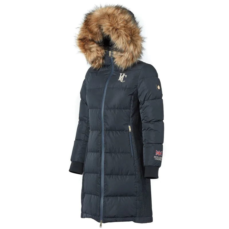 Holland Cooper Team Padded Womens Coat - Ink Navy-5
