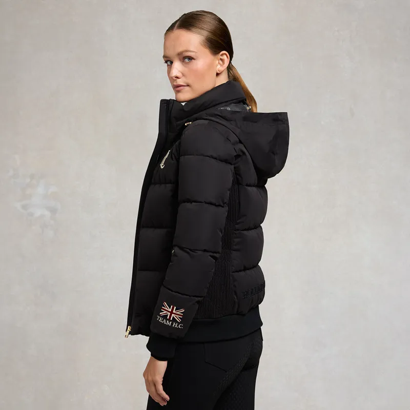 Holland Cooper Team Padded Womens Jacket - Black-1