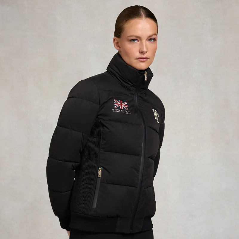 Holland Cooper Team Padded Womens Jacket - Black-5
