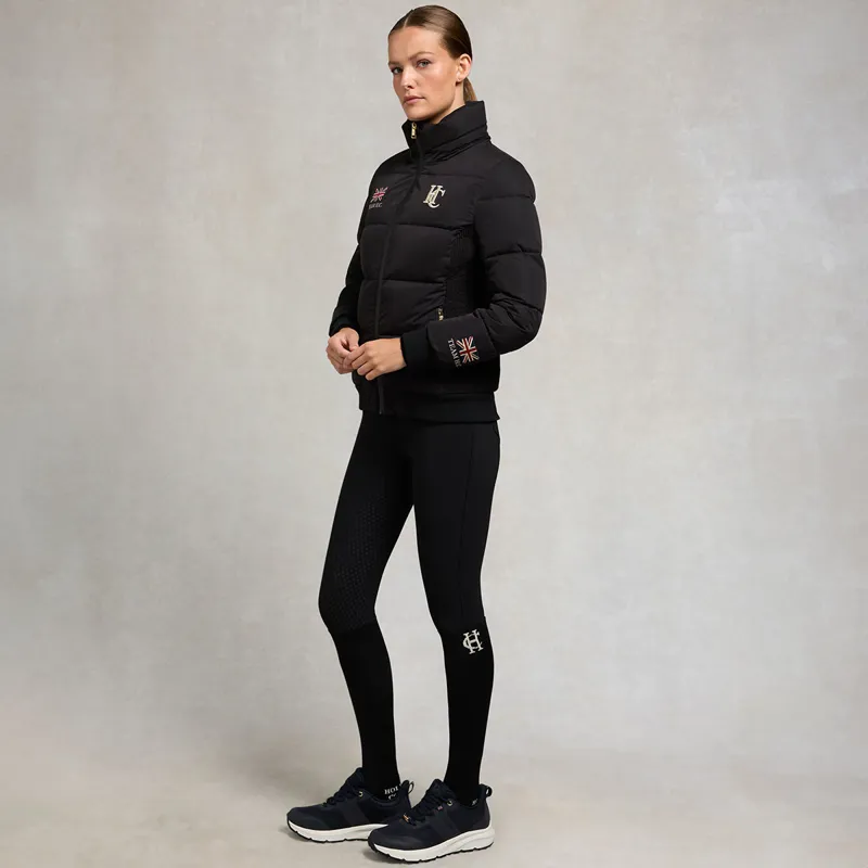 Holland Cooper Team Padded Womens Jacket - Black-4