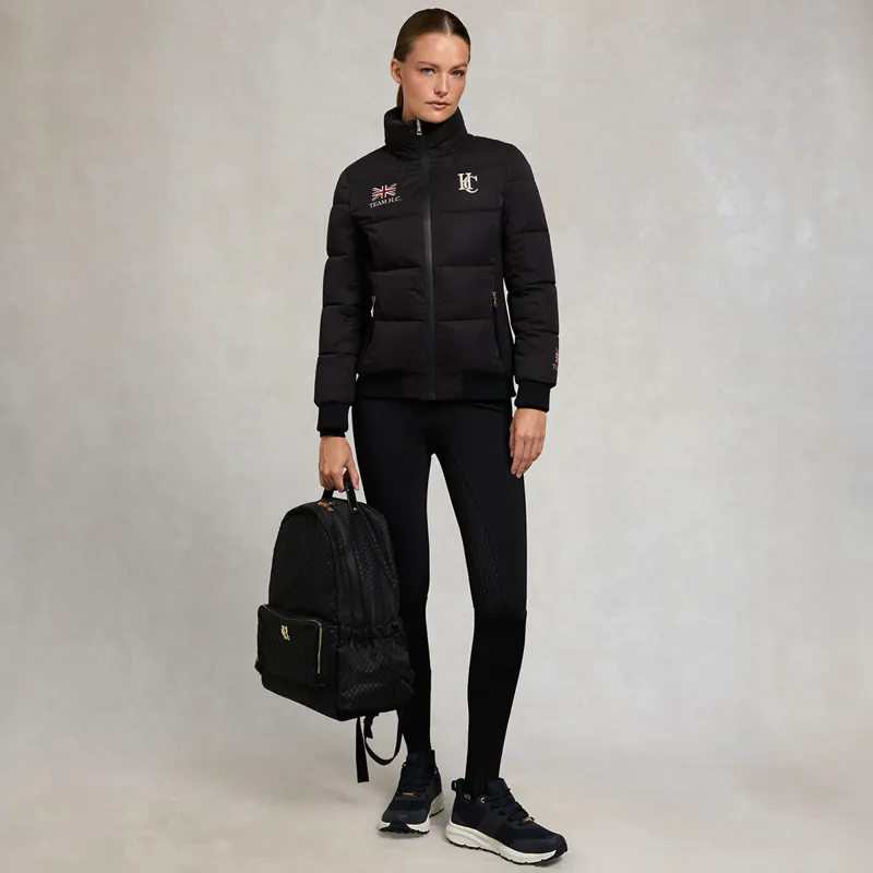 Holland Cooper Team Padded Womens Jacket - Black-2