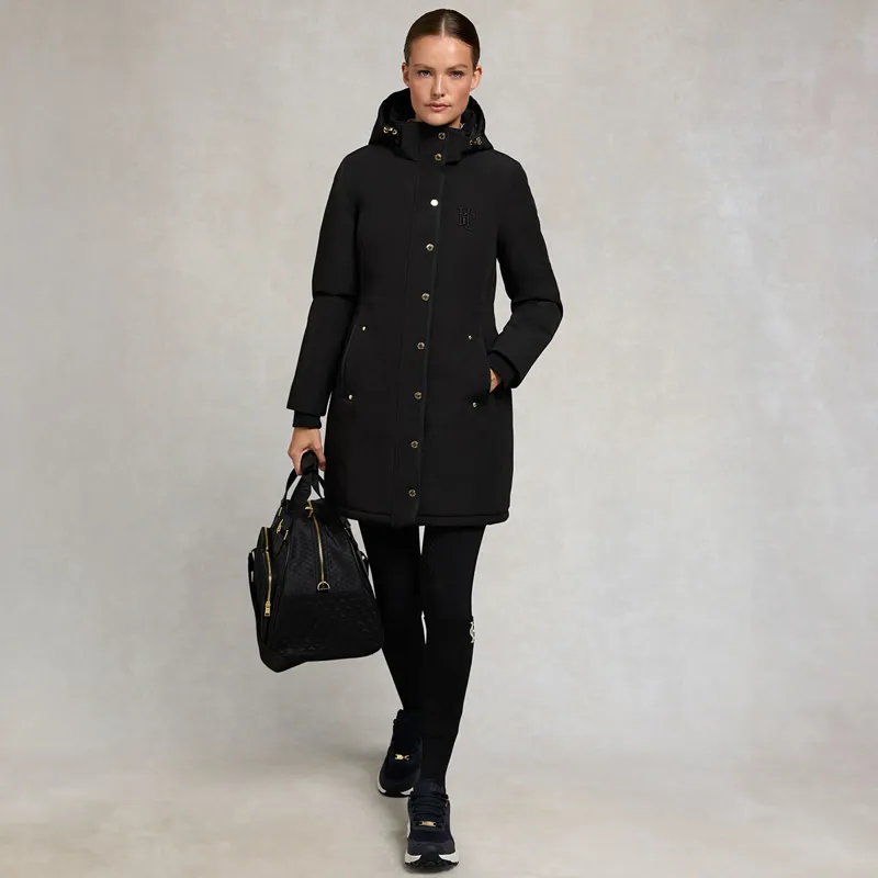 Holland Cooper Team Womens Waterproof Coat - Black-5