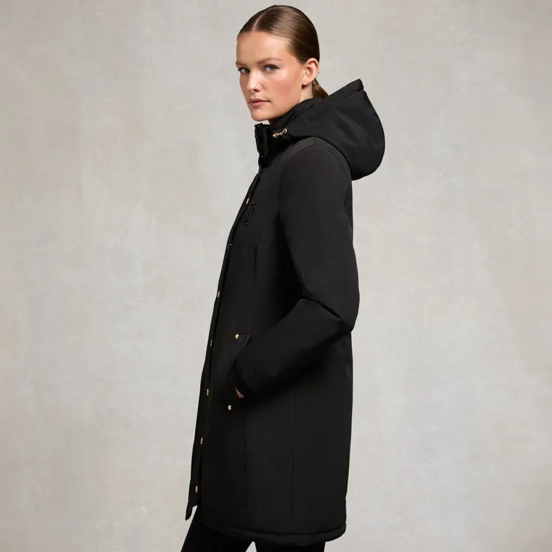 Holland Cooper Team Womens Waterproof Coat - Black-3