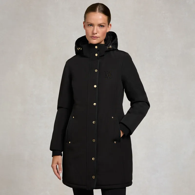 Holland Cooper Team Womens Waterproof Coat - Black