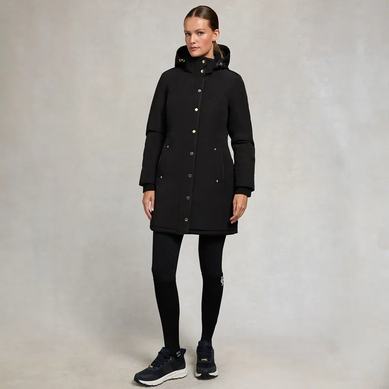 Holland Cooper Team Womens Waterproof Coat - Black-2