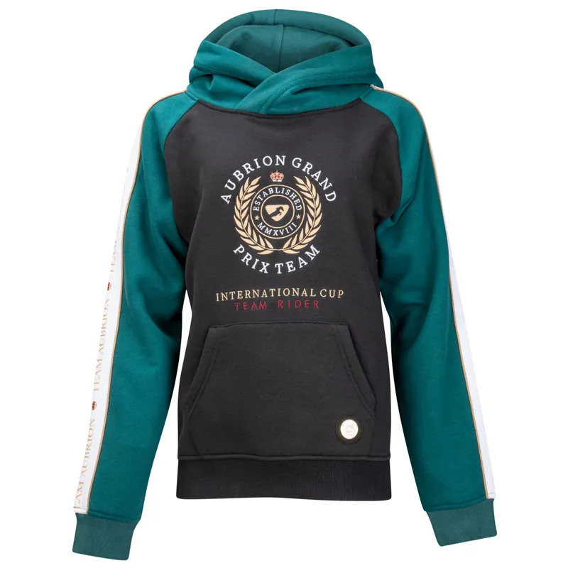 Aubrion Team Junior Hoodie - Black